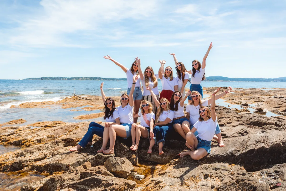 Shooting photo EVJF sur la plage
